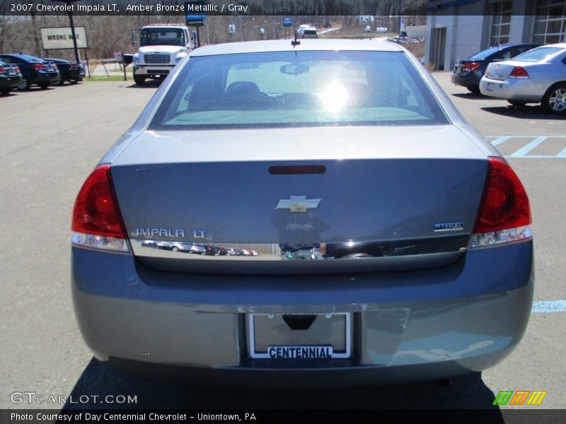 Amber Bronze Metallic / Gray 2007 Chevrolet Impala LT