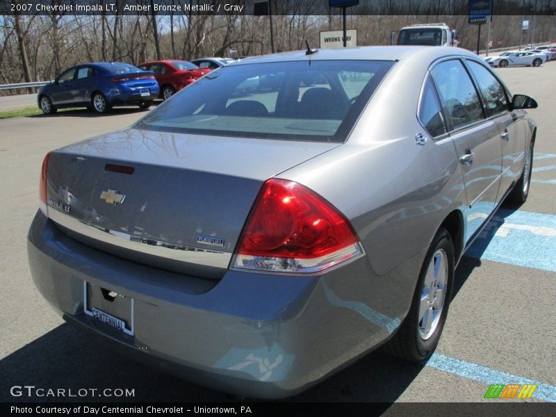 Amber Bronze Metallic / Gray 2007 Chevrolet Impala LT