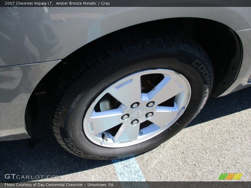 Amber Bronze Metallic / Gray 2007 Chevrolet Impala LT