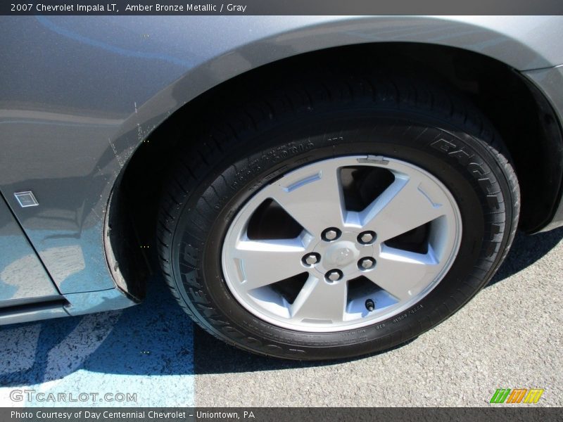 Amber Bronze Metallic / Gray 2007 Chevrolet Impala LT