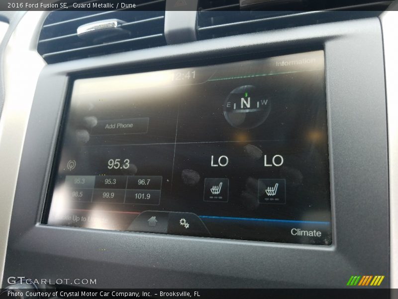 Guard Metallic / Dune 2016 Ford Fusion SE