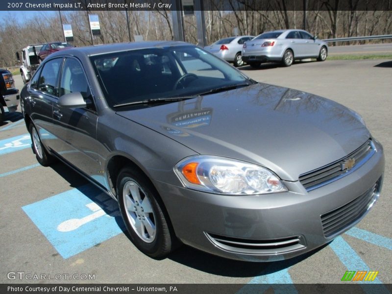 Amber Bronze Metallic / Gray 2007 Chevrolet Impala LT