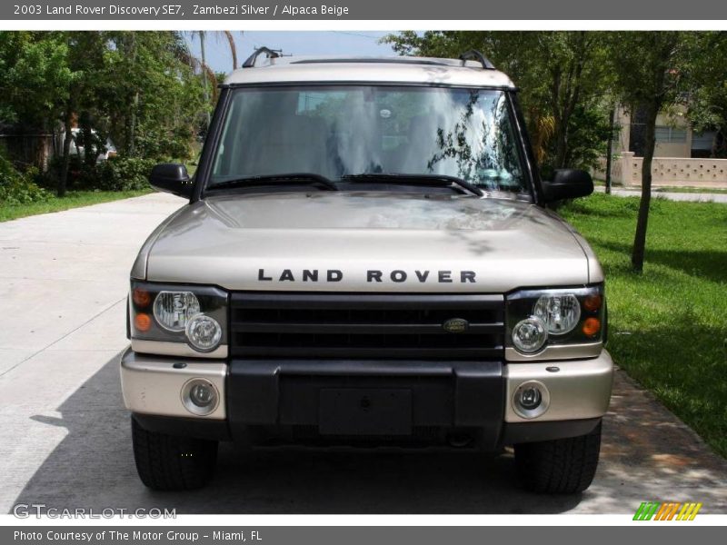 Zambezi Silver / Alpaca Beige 2003 Land Rover Discovery SE7