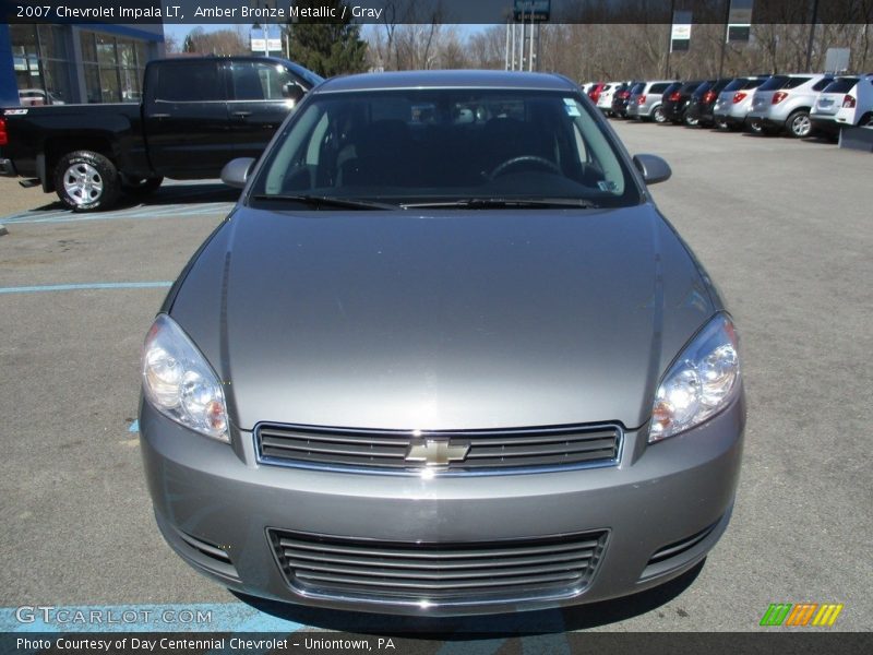 Amber Bronze Metallic / Gray 2007 Chevrolet Impala LT