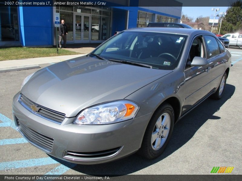 Amber Bronze Metallic / Gray 2007 Chevrolet Impala LT