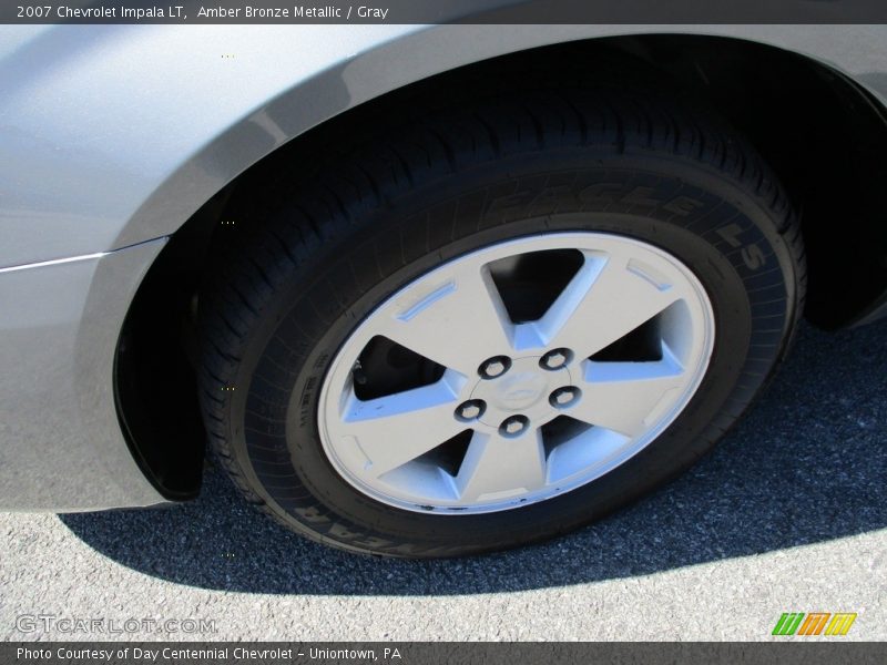 Amber Bronze Metallic / Gray 2007 Chevrolet Impala LT