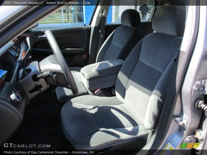 Amber Bronze Metallic / Gray 2007 Chevrolet Impala LT
