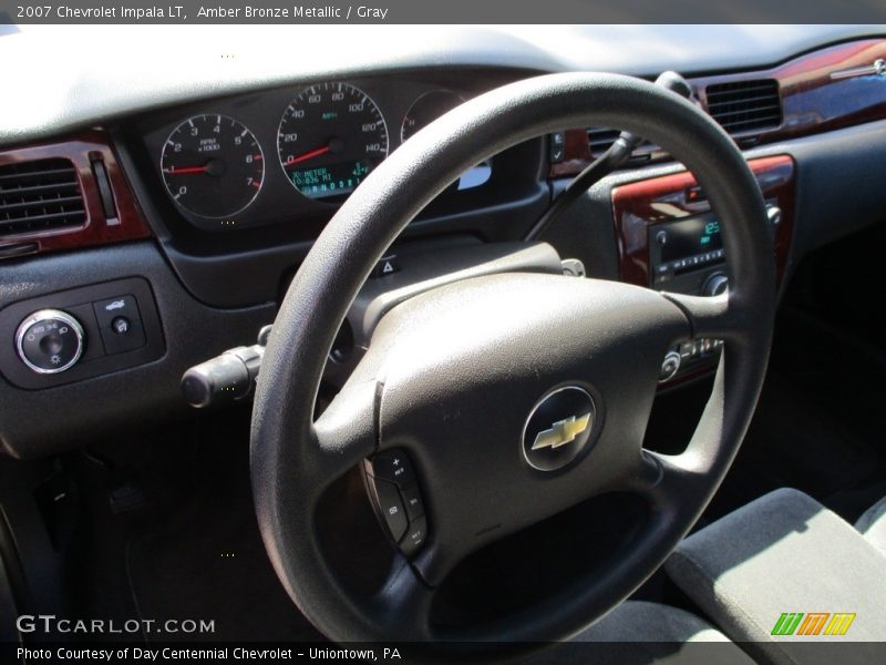 Amber Bronze Metallic / Gray 2007 Chevrolet Impala LT