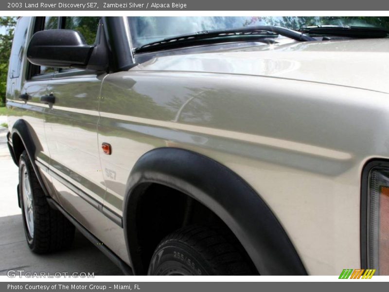 Zambezi Silver / Alpaca Beige 2003 Land Rover Discovery SE7