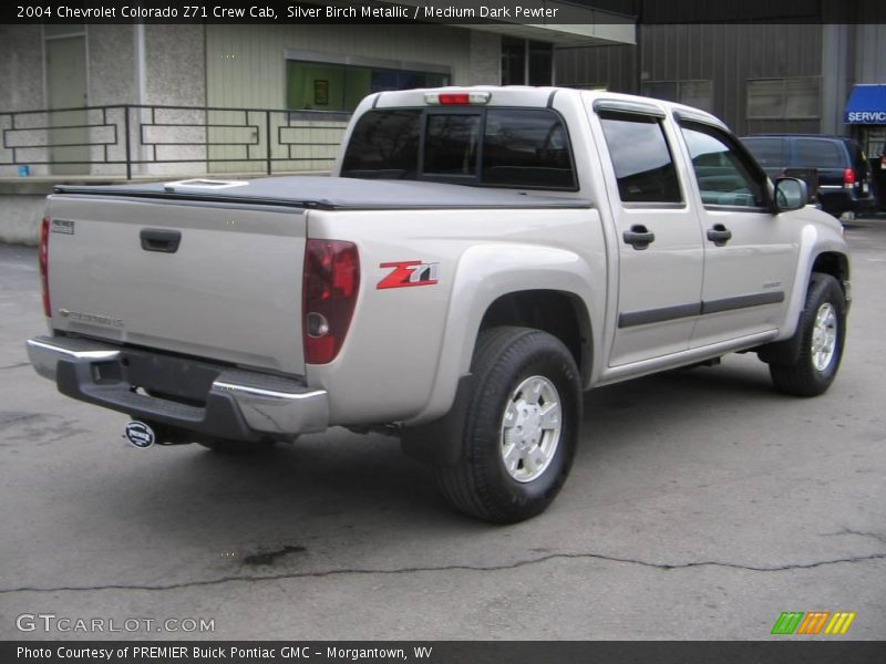 Silver Birch Metallic / Medium Dark Pewter 2004 Chevrolet Colorado Z71 Crew Cab