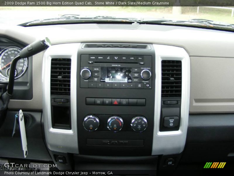 Stone White / Dark Slate/Medium Graystone 2009 Dodge Ram 1500 Big Horn Edition Quad Cab