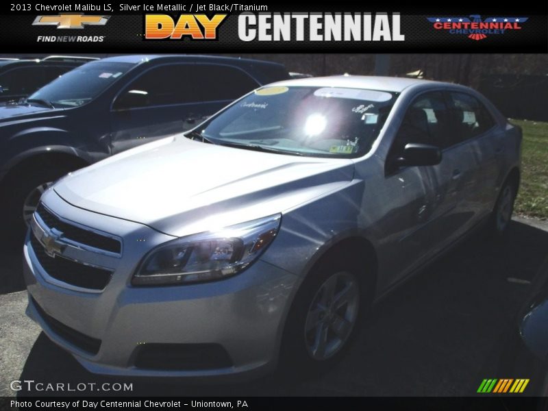 Silver Ice Metallic / Jet Black/Titanium 2013 Chevrolet Malibu LS