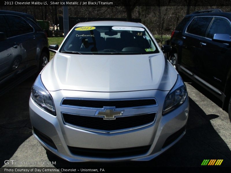 Silver Ice Metallic / Jet Black/Titanium 2013 Chevrolet Malibu LS