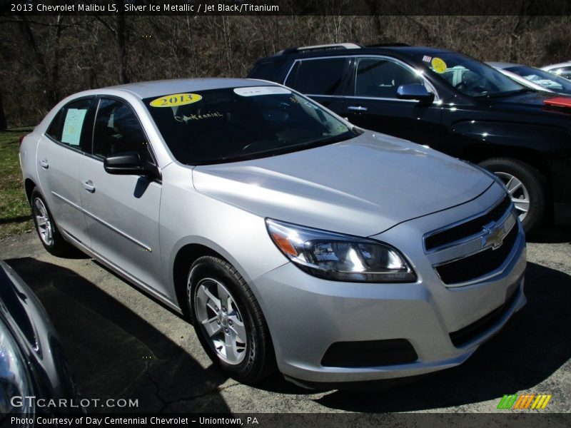 Silver Ice Metallic / Jet Black/Titanium 2013 Chevrolet Malibu LS