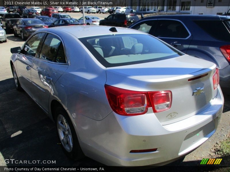 Silver Ice Metallic / Jet Black/Titanium 2013 Chevrolet Malibu LS