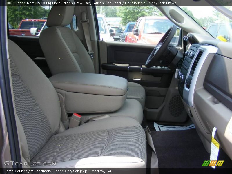 Austin Tan Pearl / Light Pebble Beige/Bark Brown 2009 Dodge Ram 1500 Big Horn Edition Crew Cab