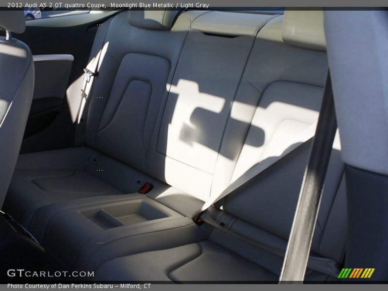 Moonlight Blue Metallic / Light Gray 2012 Audi A5 2.0T quattro Coupe