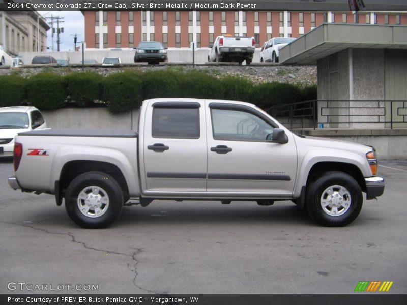 Silver Birch Metallic / Medium Dark Pewter 2004 Chevrolet Colorado Z71 Crew Cab