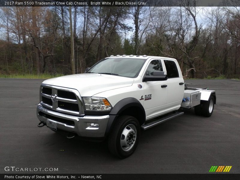 Bright White / Black/Diesel Gray 2017 Ram 5500 Tradesman Crew Cab Chassis