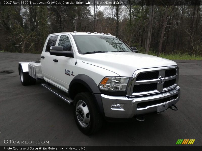Bright White / Black/Diesel Gray 2017 Ram 5500 Tradesman Crew Cab Chassis