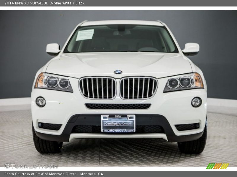 Alpine White / Black 2014 BMW X3 xDrive28i