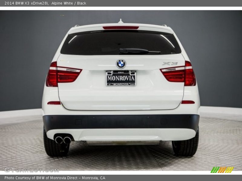 Alpine White / Black 2014 BMW X3 xDrive28i