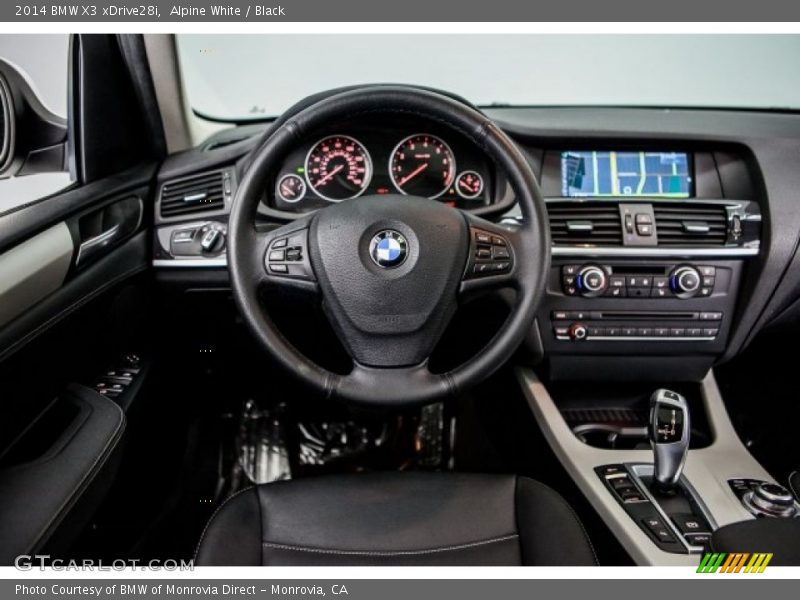Alpine White / Black 2014 BMW X3 xDrive28i