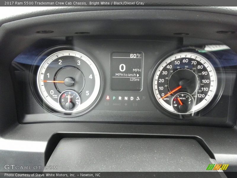 Bright White / Black/Diesel Gray 2017 Ram 5500 Tradesman Crew Cab Chassis