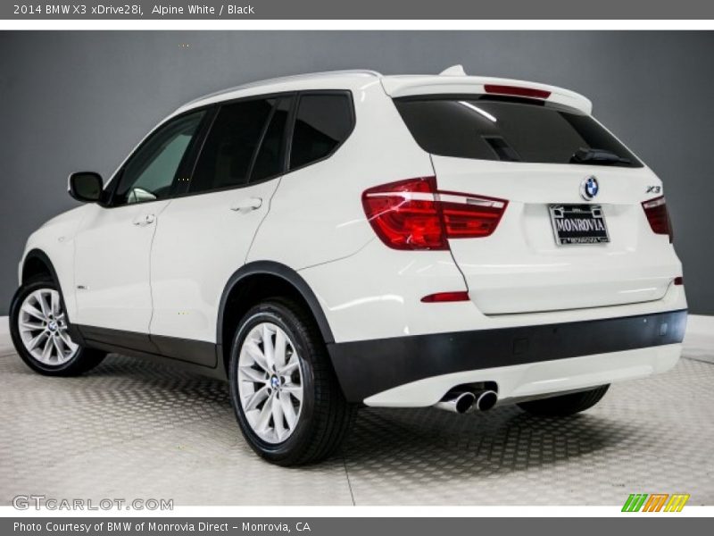Alpine White / Black 2014 BMW X3 xDrive28i
