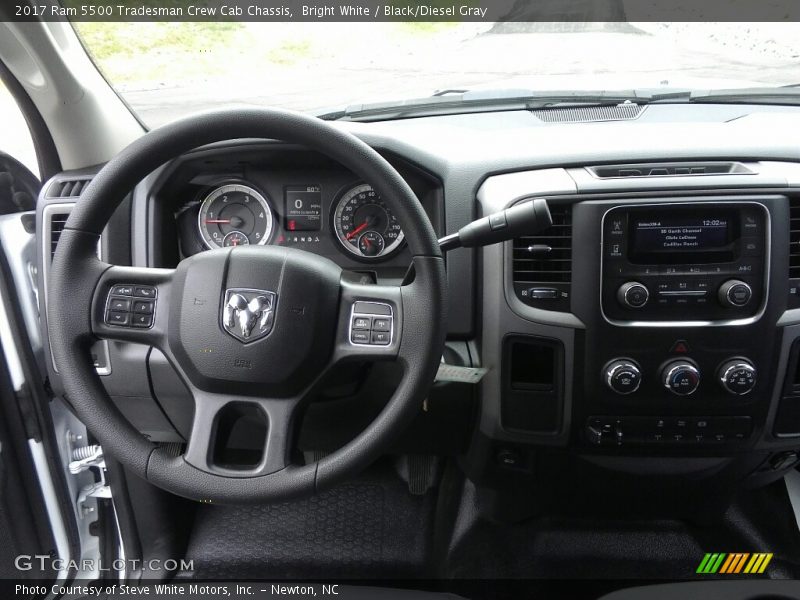 Bright White / Black/Diesel Gray 2017 Ram 5500 Tradesman Crew Cab Chassis