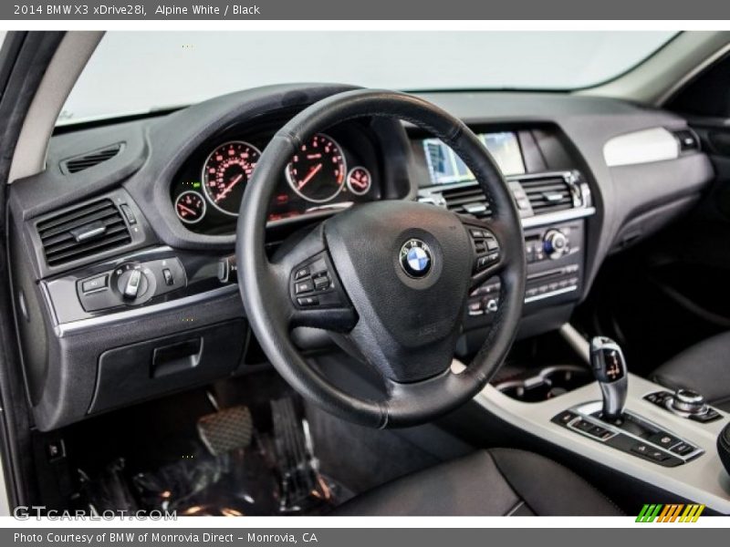 Alpine White / Black 2014 BMW X3 xDrive28i