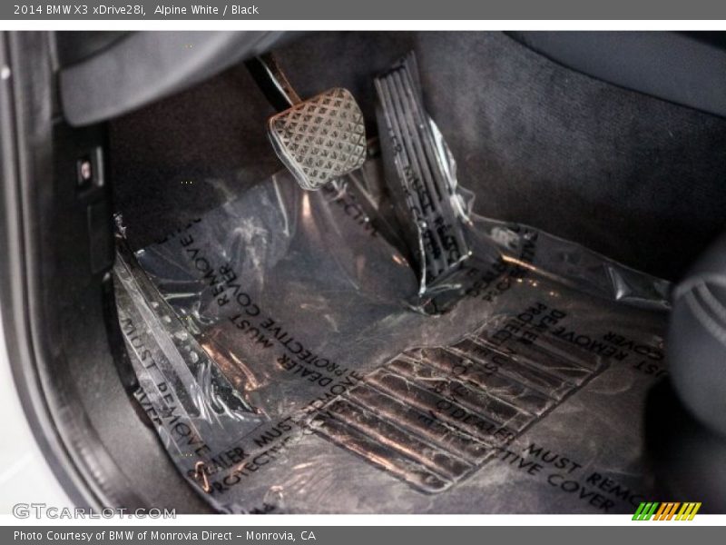 Alpine White / Black 2014 BMW X3 xDrive28i