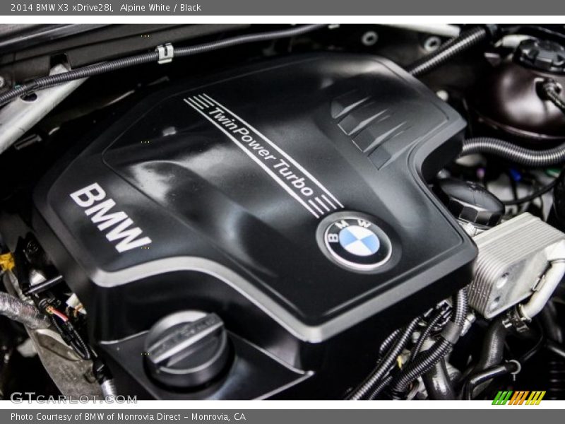 Alpine White / Black 2014 BMW X3 xDrive28i