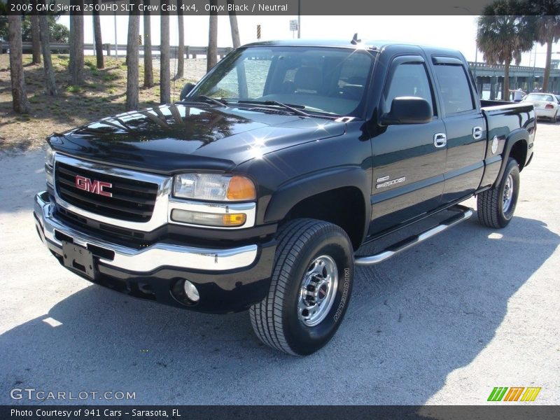 Onyx Black / Neutral 2006 GMC Sierra 2500HD SLT Crew Cab 4x4