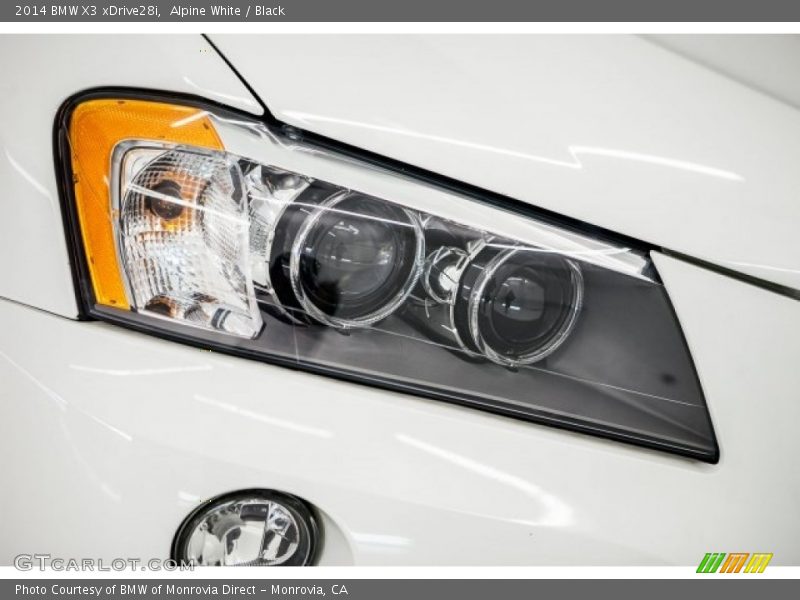 Alpine White / Black 2014 BMW X3 xDrive28i