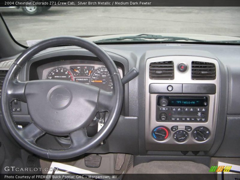 Silver Birch Metallic / Medium Dark Pewter 2004 Chevrolet Colorado Z71 Crew Cab