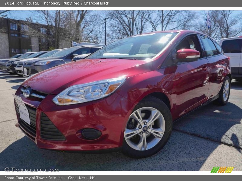Ruby Red / Charcoal Black 2014 Ford Focus SE Hatchback