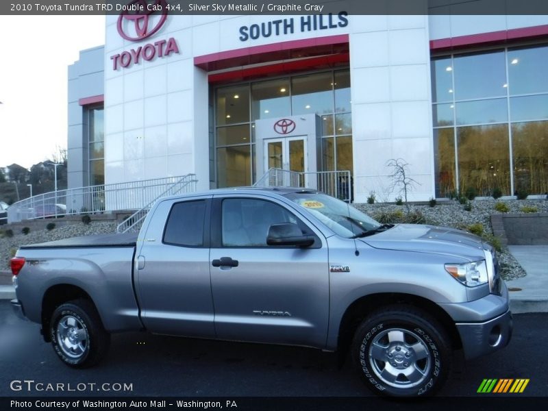 Silver Sky Metallic / Graphite Gray 2010 Toyota Tundra TRD Double Cab 4x4