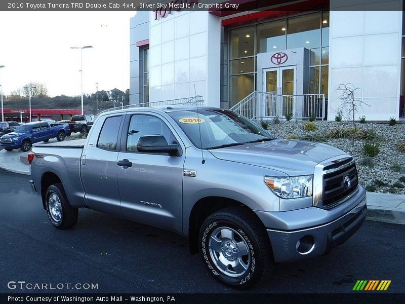 Silver Sky Metallic / Graphite Gray 2010 Toyota Tundra TRD Double Cab 4x4