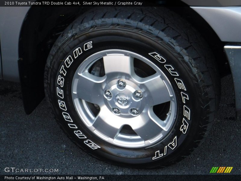 Silver Sky Metallic / Graphite Gray 2010 Toyota Tundra TRD Double Cab 4x4