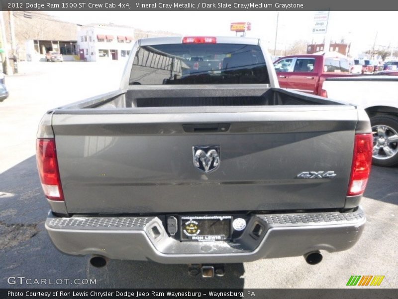 Mineral Gray Metallic / Dark Slate Gray/Medium Graystone 2012 Dodge Ram 1500 ST Crew Cab 4x4