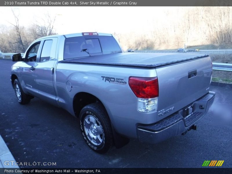 Silver Sky Metallic / Graphite Gray 2010 Toyota Tundra TRD Double Cab 4x4