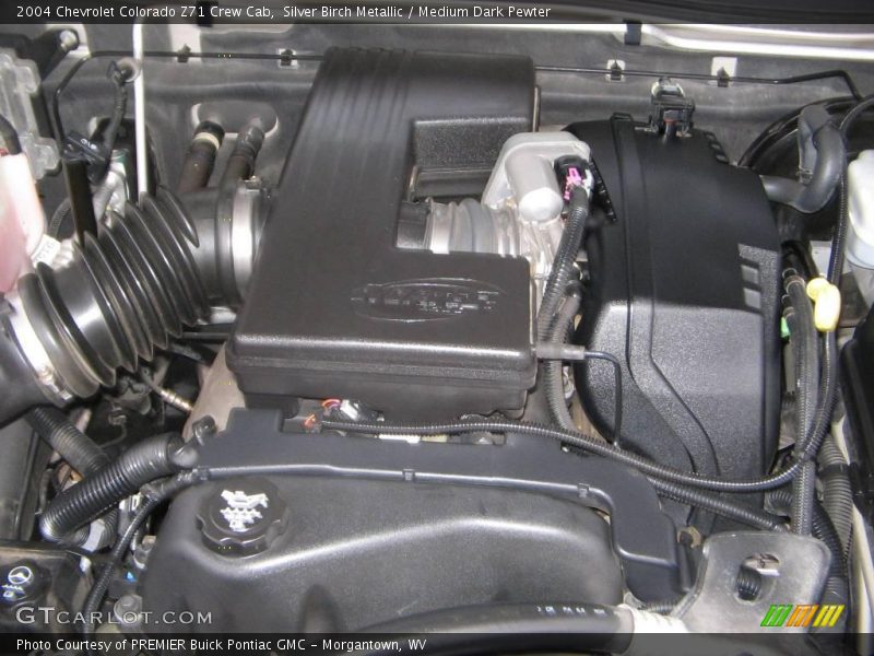 Silver Birch Metallic / Medium Dark Pewter 2004 Chevrolet Colorado Z71 Crew Cab