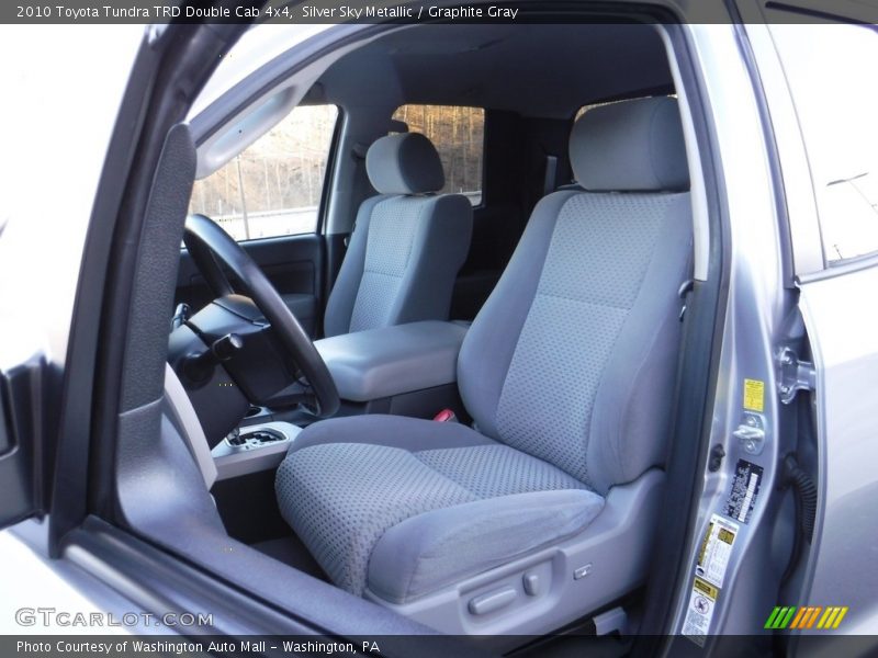 Silver Sky Metallic / Graphite Gray 2010 Toyota Tundra TRD Double Cab 4x4
