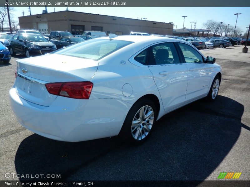 Summit White / Jet Black/Dark Titanium 2017 Chevrolet Impala LS