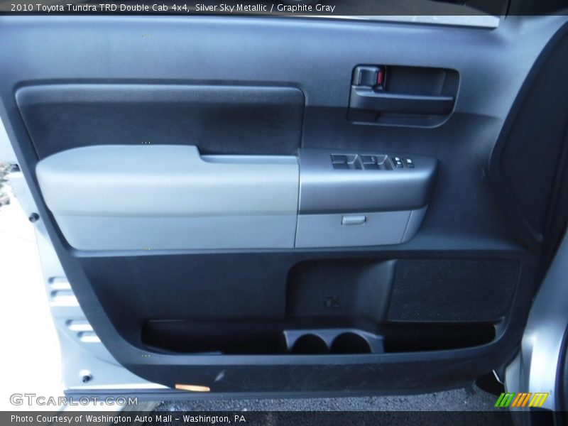Silver Sky Metallic / Graphite Gray 2010 Toyota Tundra TRD Double Cab 4x4