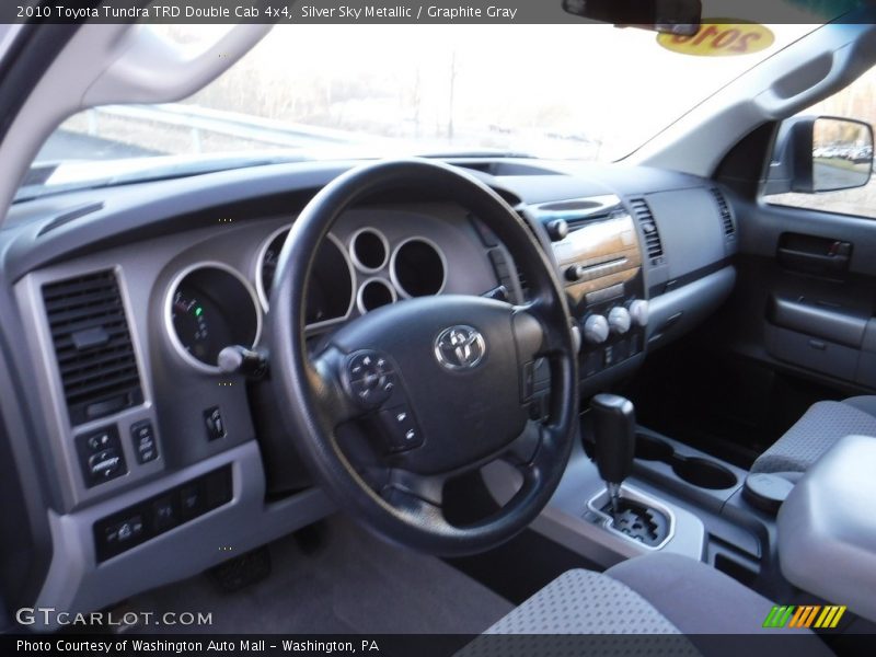 Silver Sky Metallic / Graphite Gray 2010 Toyota Tundra TRD Double Cab 4x4