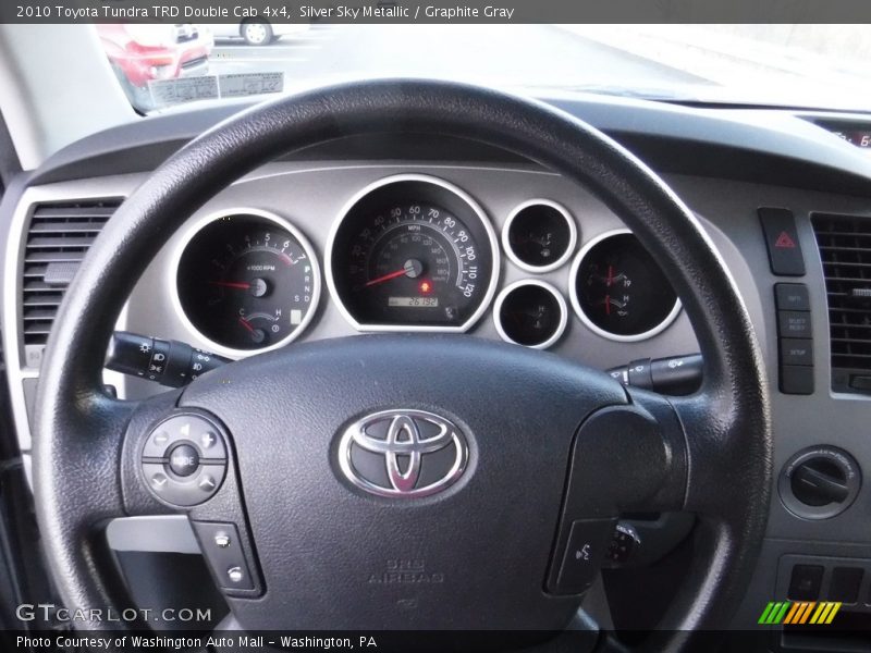 Silver Sky Metallic / Graphite Gray 2010 Toyota Tundra TRD Double Cab 4x4