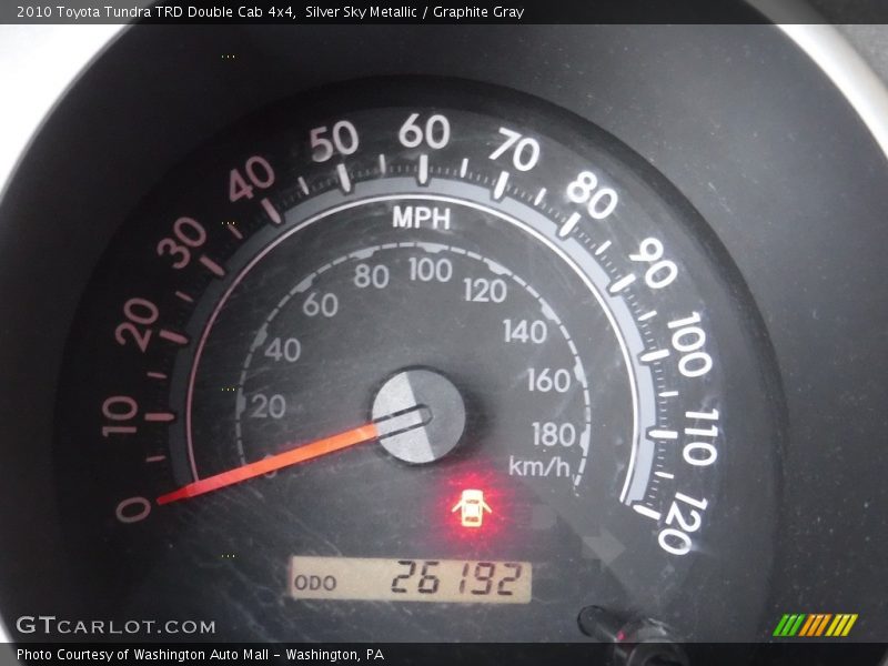 Silver Sky Metallic / Graphite Gray 2010 Toyota Tundra TRD Double Cab 4x4