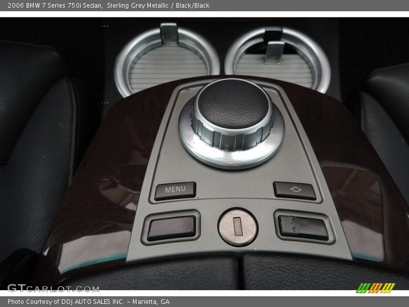 Sterling Grey Metallic / Black/Black 2006 BMW 7 Series 750i Sedan